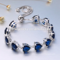 Fashion 925 silver brass AAA zircon bracelets mother's day gift